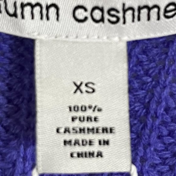NWT AUTUMN CASHMERE 100% CASHMERE WOMENS LIGHTWEIGHT SWEATER SIZE XS - Picture 7 of 7
